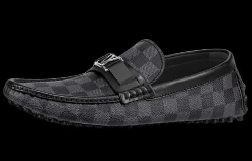 LOUIS VUITTON Hockenheim Moccasin Shoes 'Grey'