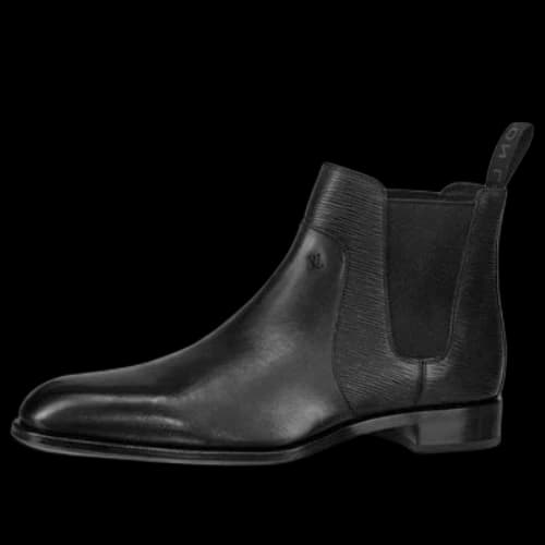 LOUIS VUITTON Wall Street Chelsea Boots 'Black EPI'