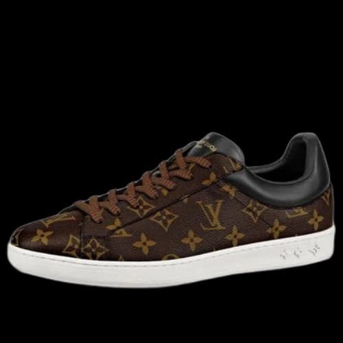 LOUIS VUITTON Luxembourg Sneakers 'Brown Logo Monogram'