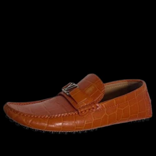 LOUIS VUITTON Hockenheim Moccasin Shoes 'Bright Brown'