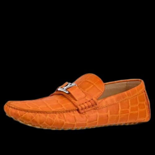 LOUIS VUITTON Hockenheim Moccasin Shoes 'Orange'