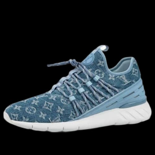 LOUIS VUITTON Fastlane Sneakers 'Denim Logo Monogram'