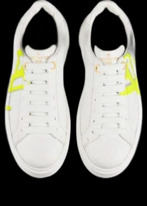 LOUIS VUITTON LV Time Out Sneakers White/Yellow (Women's)