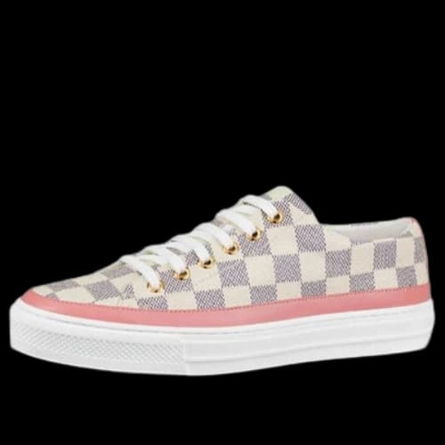 LOUIS VUITTON LV Stellar Damier Azur Low-Top Sports Shoes Pink (Women's)