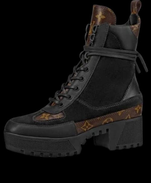 LOUIS VUITTON shoes Martin boots 'Black Brown' (Women's)
