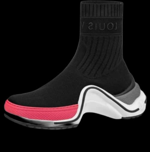 LOUIS VUITTON LV Archlight High-Top Sports Shoes Black/Red (Women's)