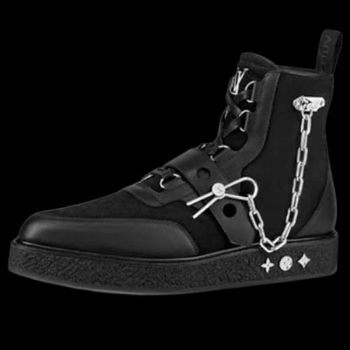 LOUIS VUITTON LV Creeper Ankle Boots 'Black'