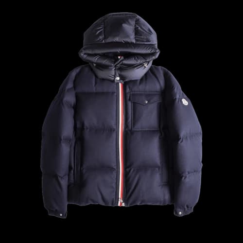 Moncler Brazeau Puffer Hooded Jacket 'Navy'