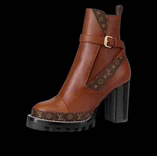 LOUIS VUITTON LV Star Trail Ankle Boots 'Brown' (Women's)