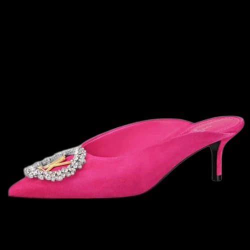 LOUIS VUITTON Madeleine Mule Heels 'Pink' (Women's)
