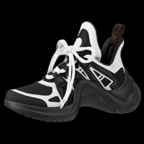 LOUIS VUITTON LV Archlight Calfskin Sports Shoes Black/White (Women's)