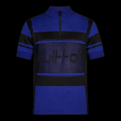 LOUIS VUITTON Logo Jacquard Round Neck Short Sleeve Blue T-Shirt