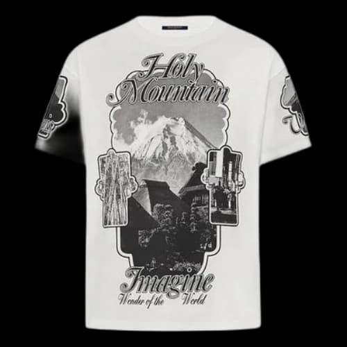 LOUIS VUITTON LV Holy Mountain Personality Print For Men White