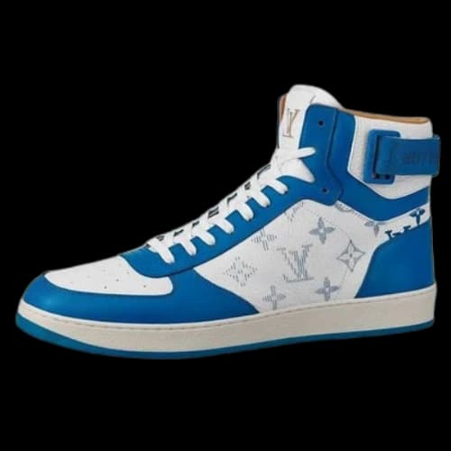 LOUIS VUITTON LV Rivoli Ankle Sneakers 'White Blue'