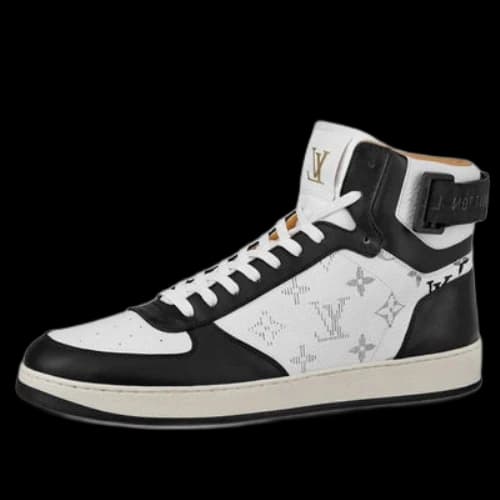 LOUIS VUITTON LV Rivoli Ankle Sneakers 'White Black'