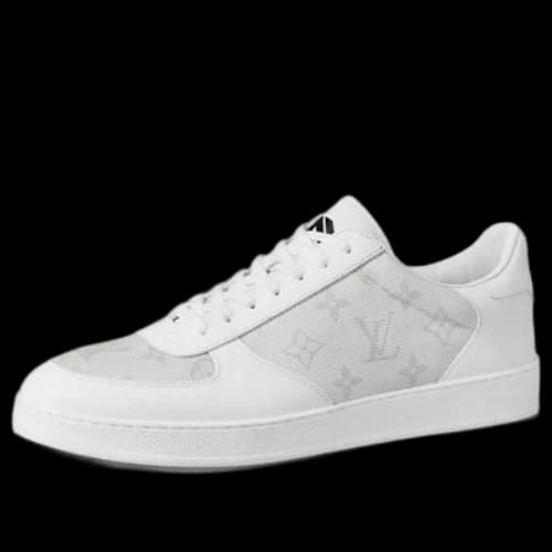 LOUIS VUITTON Rivoli Sneakers 'White with Grey Monogram'