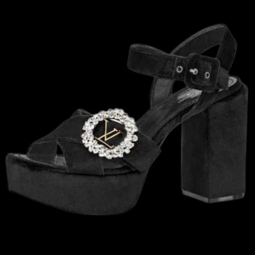 LOUIS VUITTON LV Madeleine Platform Sandals 'Black' (Women's)