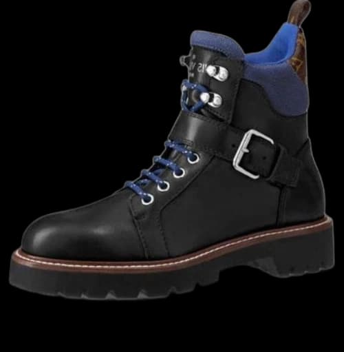 LOUIS VUITTON shoes Martin boots 'Blue Black' (Women's)