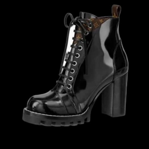 LOUIS VUITTON LV Star Trail Ankle Boots 'Black with Conor Monogram' (Women's)