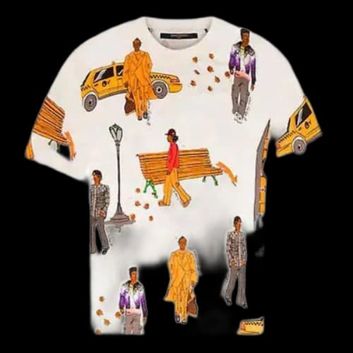 LOUIS VUITTON LV New Walkers Character Pattern Unisex White