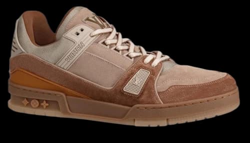 Louis Vuitton Trainer Beige Brown