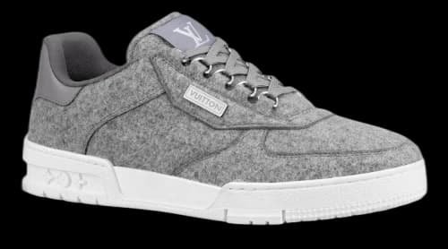 Louis Vuitton Trainer Grey Flannel