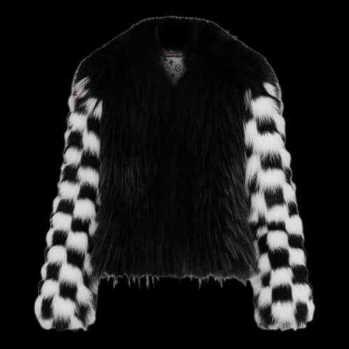 LOUIS VUITTON Unisex FW21 Logo Contrasting Colors Jacket Black