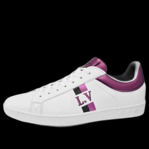 LOUIS VUITTON Luxembourg Sneakers 'White Metallic Pink'