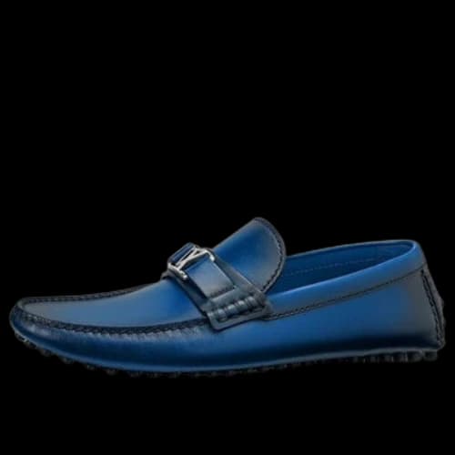 LOUIS VUITTON Hockenheim Moccasin Shoes 'Blue'