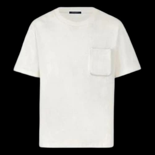 LOUIS VUITTON LV Monogram Dark Print Presbyopic 3D Pocket For Men White