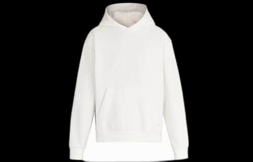 LOUIS VUITTON LV Back Tag Hooded Sweatshirt For Men White