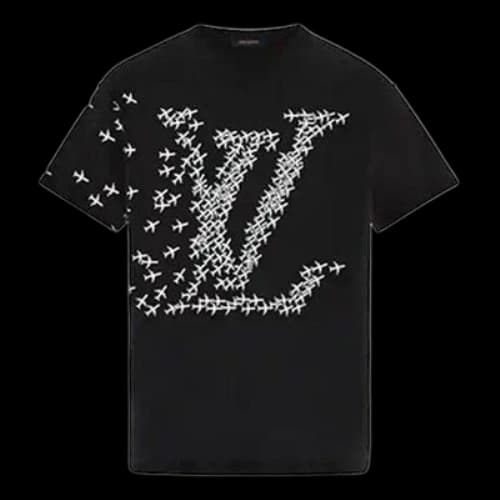 LOUIS VUITTON Lv Planes Print For Men Black