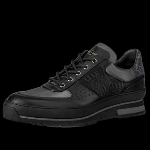 LOUIS VUITTON Harlem Monogram Sneakers 'Black EPI Leather'