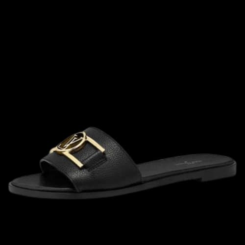 LOUIS VUITTON Lock It Slides 'Black' (Women's)