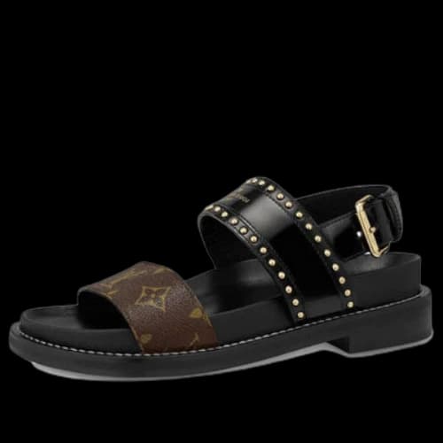 LOUIS VUITTON shoes Sports sandals 'Black Brown' (Women's)