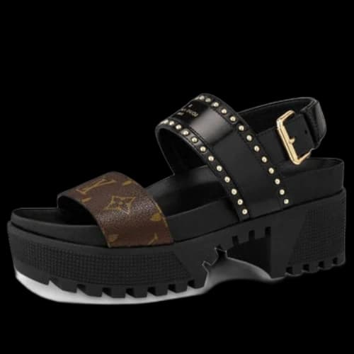 LOUIS VUITTON shoes Sports sandals 'Black Brown' (Women's)