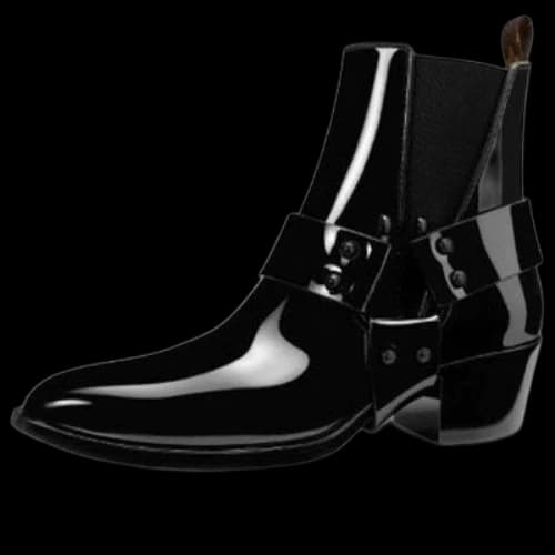 LOUIS VUITTON Rhapsody Ankle Boots 'Glossy Black Rubber' (Women's)