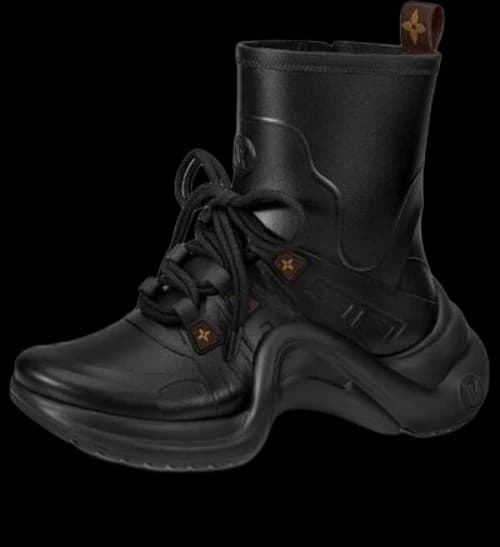 LOUIS VUITTON LV Archlight Rain Boots Black (Women's)