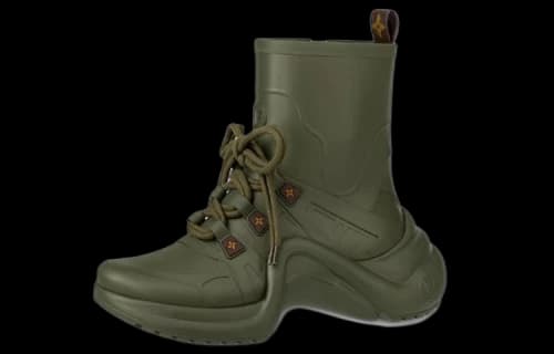 LOUIS VUITTON LV Archlight Rain Boots Green (Women's)