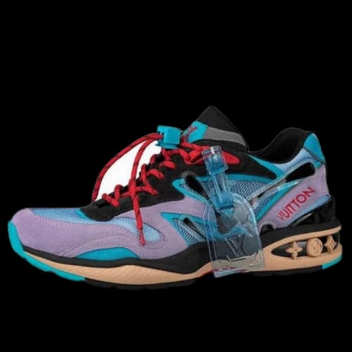 LOUIS VUITTON Trail Sneakers 'Purple Blue Black'