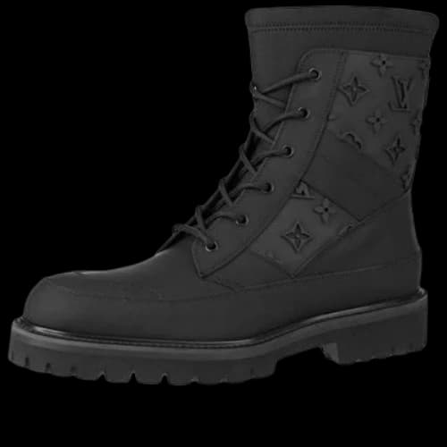 LOUIS VUITTON Landscape Boots 'Black Monogram'