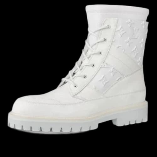 LOUIS VUITTON Landscape Boots 'White Monogram'