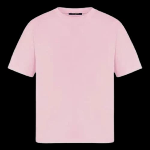 LOUIS VUITTON LV Inside Out Solid Color Loose For Men Pink