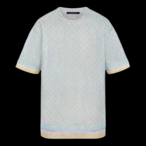 LOUIS VUITTON LV SS20 Monogram Silk For Men Blue