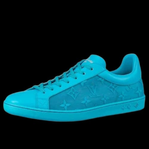 LOUIS VUITTON Luxembourg Sneakers 'Teal Logo Monogram'