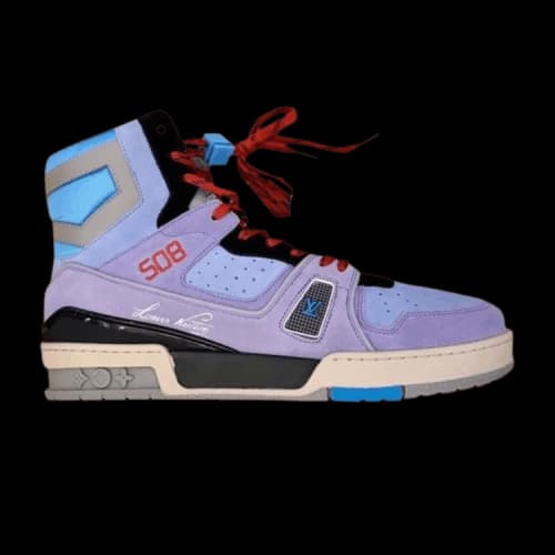 Louis Vuitton Trainer Sneaker Boot 'Purple'