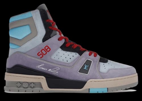 Louis Vuitton Trainer Sneaker Boot Purple
