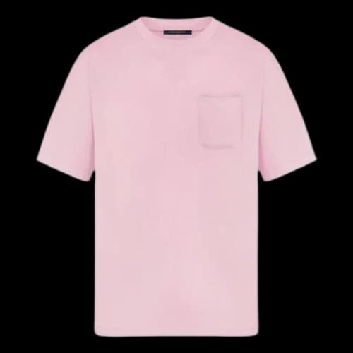 LOUIS VUITTON 3D Pocket Pure Cotton Short Sleeve limited ) Pink