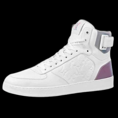 LOUIS VUITTON Rivoli Ankle Sneakers 'White with Iridescent Back'