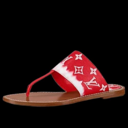 LOUIS VUITTON Palma Slides 'Red Monogram' (Women's)